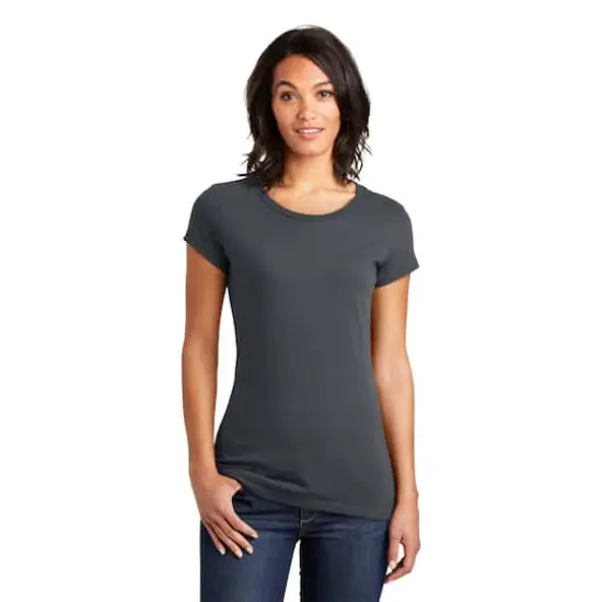 District&reg; Very Important Tee&reg; Neutrals Women's Fitted T-Shirt Charcoal {4}