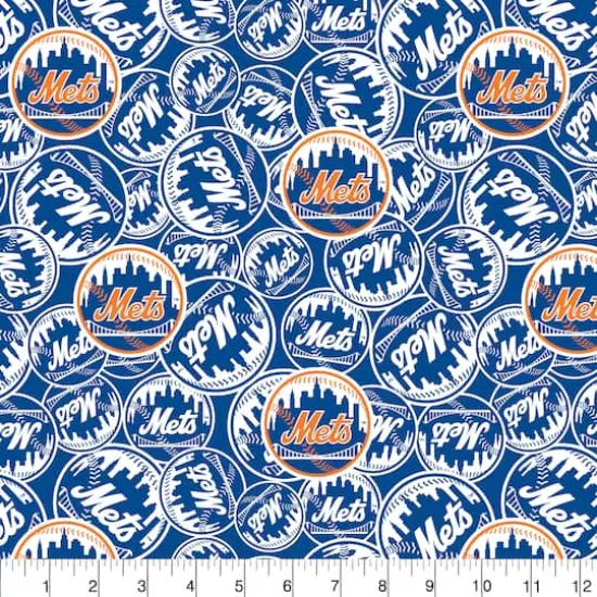 MLB New York Mets Cotton Fabric {3}