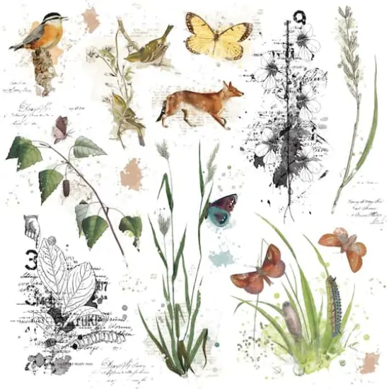 49 and Market Curators Meadow Rub-On Transfer Sheet {3}