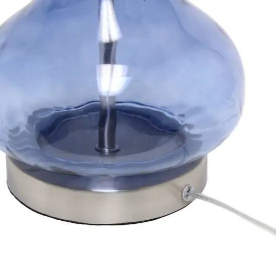 Lalia Home Classix Ceramic Droplet Table Lamp Dark Blue {7}