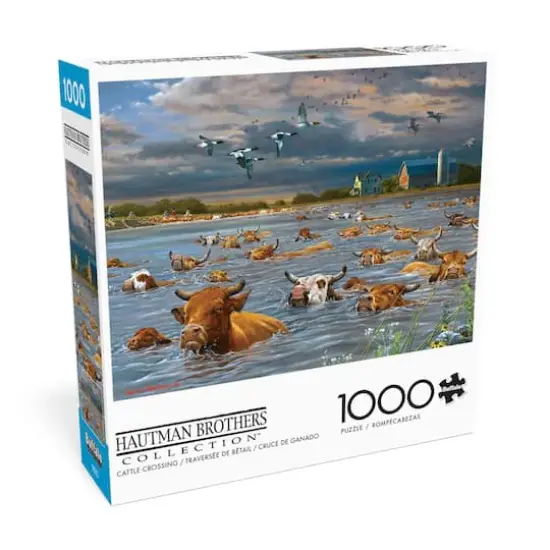 Assorted Kim Norlien & Hautman Brothers 1,000 Piece Puzzle {3}