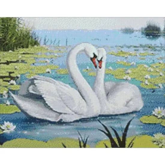Wizardi Swan Song Diamond Painting Kit {1}