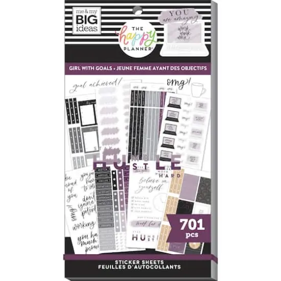 The Happy Planner&reg; Girl with Goals Value Pack Stickers {1}