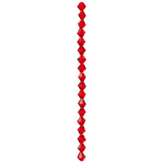 Red Glass Faceted Bicone Beads, 10mm by Bead Landing&trade; {4}