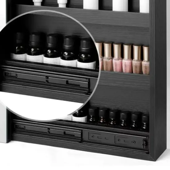 NEX&trade; Wall-Mounted Sliding Door Full Mirror Jewelry Armoire {4}