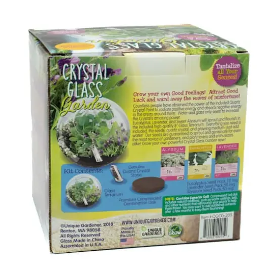 Glass Terrarium - Crystal Glass Garden {4}
