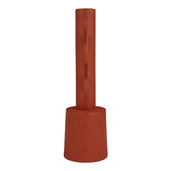 Hello Honey&reg; 12.25" Terra-Cotta Color Scalloped Taper Candle Holder {6}