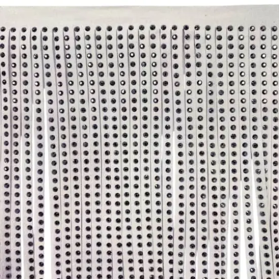 5.5" Faux Leather Rhinestone Fringe Trim by Celebrate It&reg; Ivory {3}