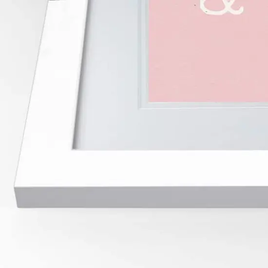 16" x 20" Love You Today Tomorrow Forever White Framed Print Wall Art {4}