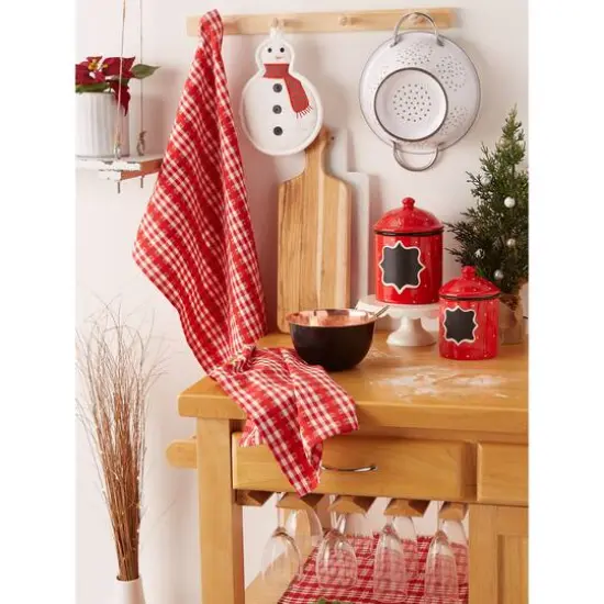 DII&reg; Cozy Snowman Potholder Gift Set {11}