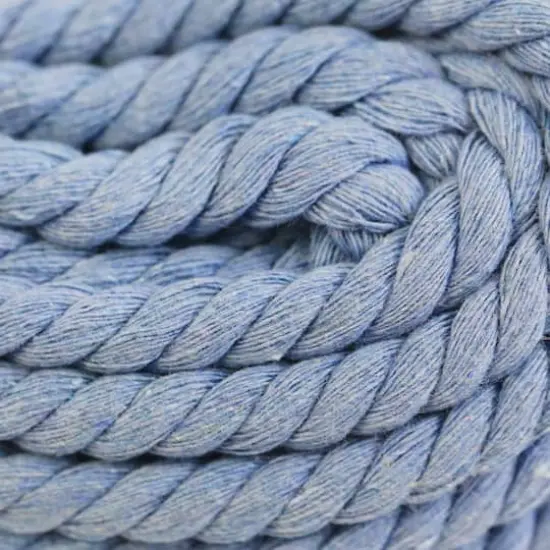 Macram&eacute; Cotton Cord by Loops & Threads&reg;, 50ft. Blue {3}