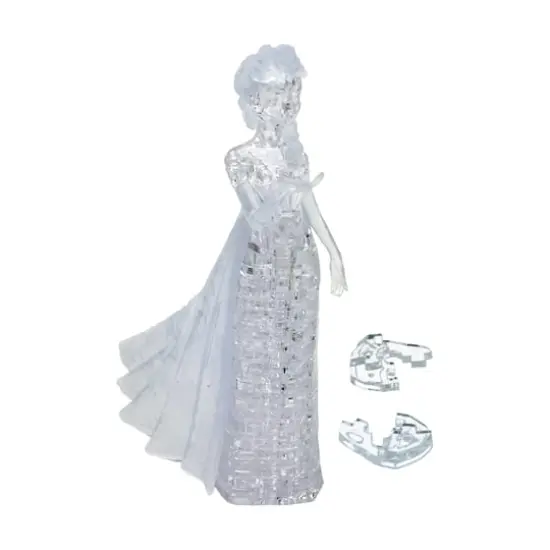 3D Crystal Puzzle - Disney Elsa (White): 32 Pcs {5}