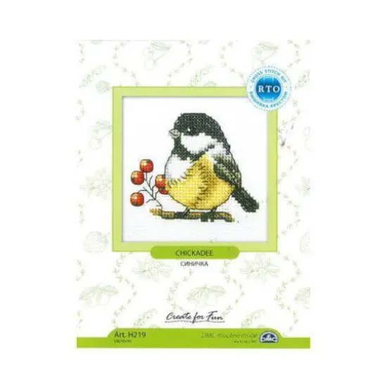 RTO Chickadee Cross Stitch Kit {3}