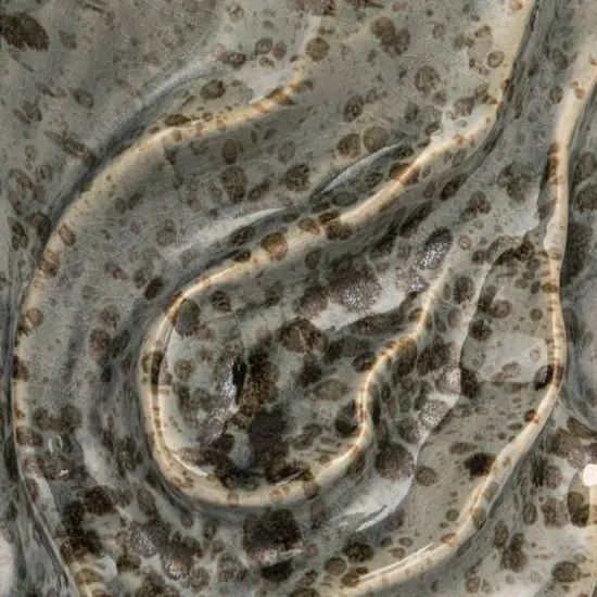 Hello Honey® 7.5" Gray Organic Ceramic Vase with Crackle Glaze {9}