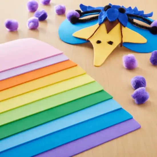 Brights 6" x 9" Adhesive Foam Sheets Value Pack by Creatology&trade;, 30 Sheets {3}