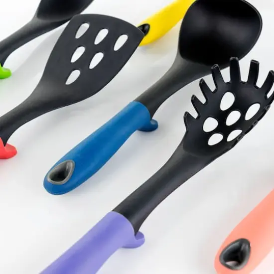 MegaChef Assorted Color Nylon Cooking Utensils Set, 7ct. {4}