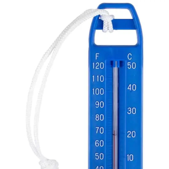 6.5" Easy Read Swimming Pool Thermometer with Cord {3}