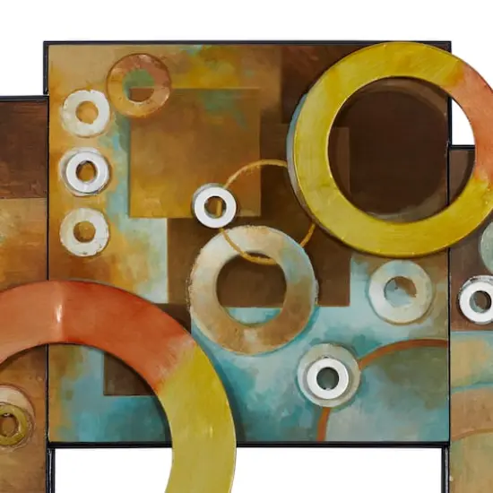 36" Multicolor Geometric Abstract Art Wall D&eacute;cor {4}