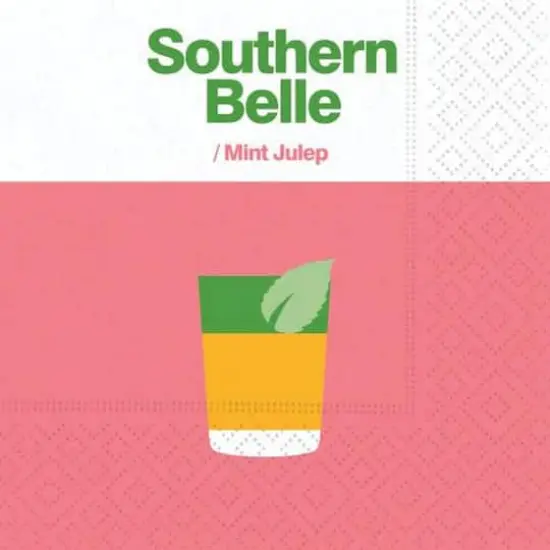 JAM Paper Southern Belle Cocktail Napkins, 40ct. {1}