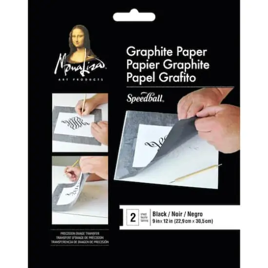 Mona Lisa&trade; Black Graphite Paper, 2ct. {2}