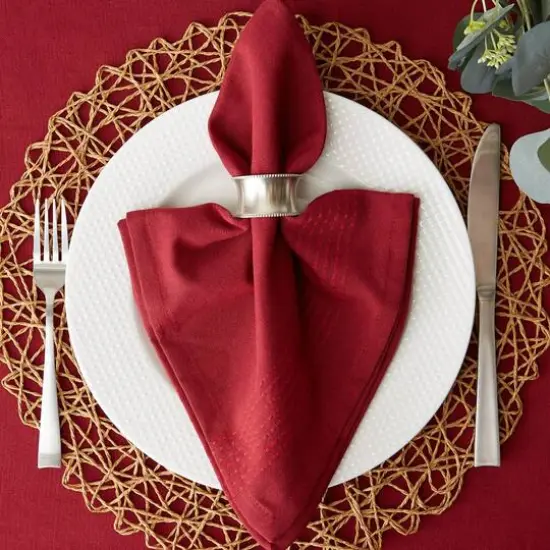 DII&reg; Redwood Harvest Dobby Stripe Cloth Dinner Napkins, 6ct. {5}