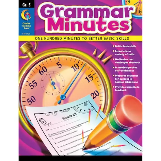 Creative Teaching Press&reg; Grammar Minutes Workbook, Grade 5 {1}