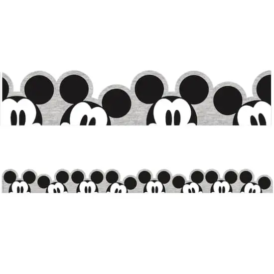 Eureka Mickey Mouse&reg; Throwback Peeking Mickeys Extra Wide Deco Trim&reg; Set {3}