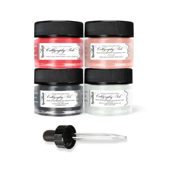 Speedball&reg; Metallic Calligraphy Ink Set {4}