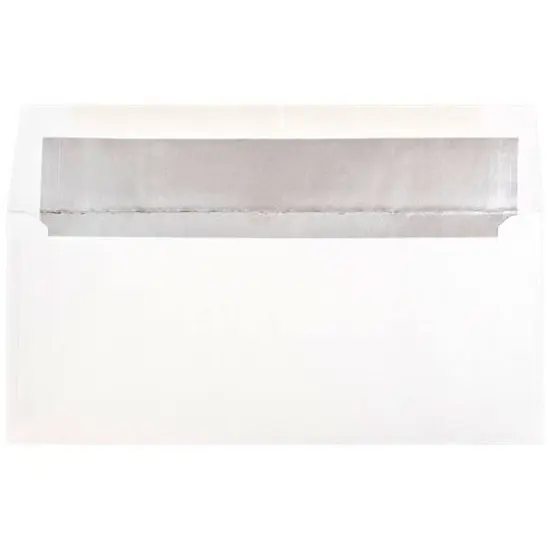 JAM Paper 4" x 9.5" Foil Lined Business Envelopes, 50ct. {1}