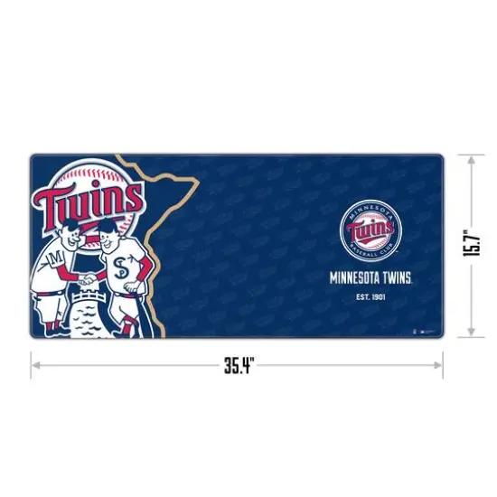 MLB Logo Series Desk Pad Minnesota Twins {4}
