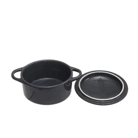 6.5" Mini Cocotte by Ashland&reg; Black {3}
