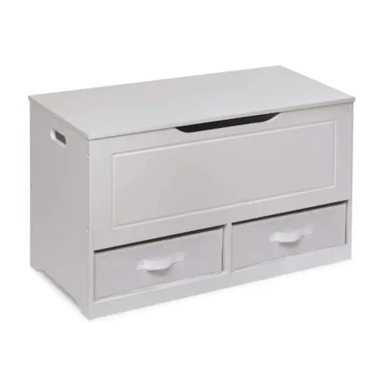 Badger Basket White Up & Down Toy & Storage Bench {1}