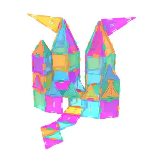 Techno Tiles - Geometric Snap & Build Tiles: Pastel Colors: 240+ Pcs {3}