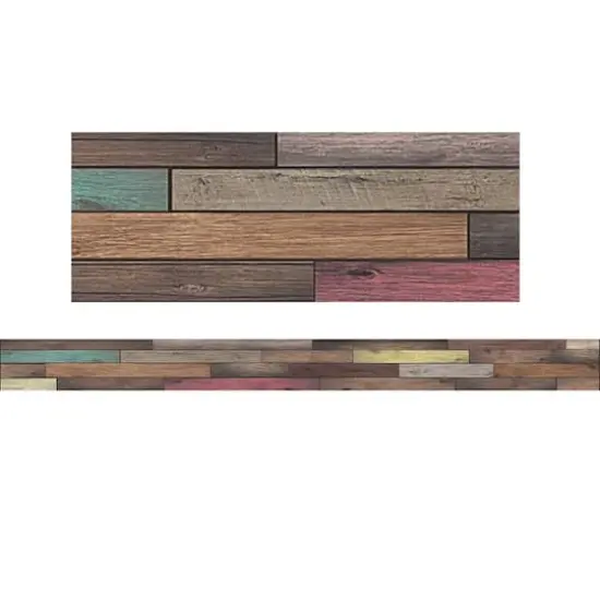 Teacher Created Resources Home Sweet Classroom Reclaimed Wood Border, 210ft. {3}
