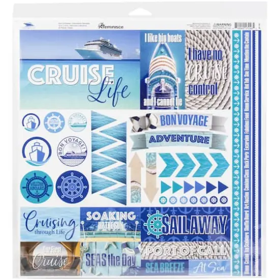 Reminisce Collection Kit 12"X12"-Cruise Life {3}