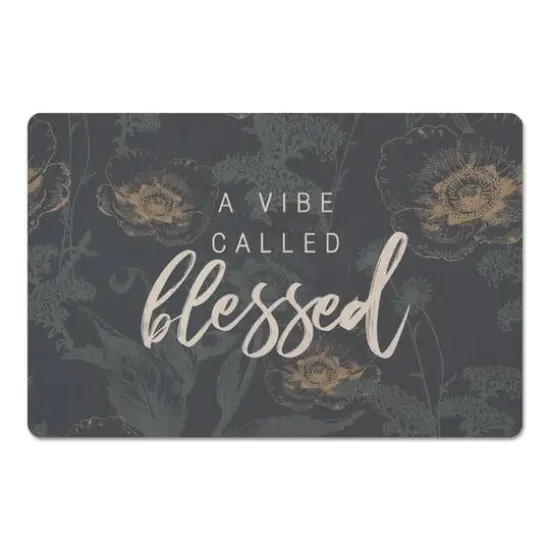 A Vibe Called Blessed Floor Mat, 18" x 27" {1}