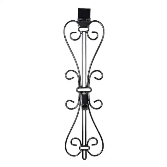 Village Lighting Adjustable Elegant Wreath Hanger Black {5}