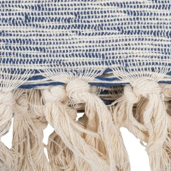 DII&reg; Nautical Blue Variegated Throw {5}