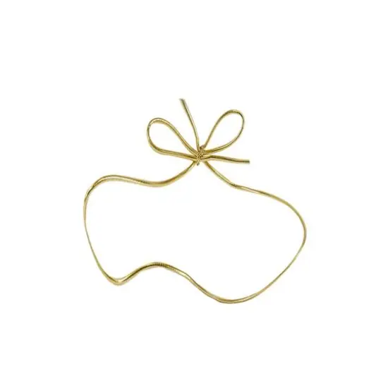 JAM Paper Home D&eacute;cor Trimmings Gold Stretch Loop, 1000ct. {1}