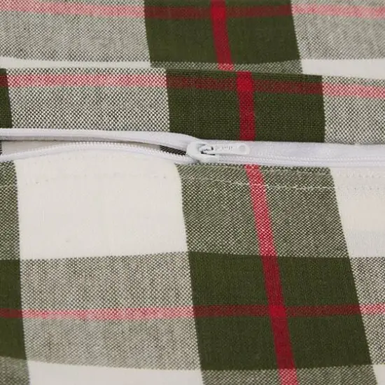 DII&reg; Farmhouse Christmas Plaid Pillow Cover Set {10}