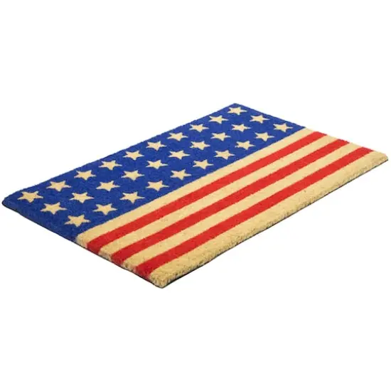 Americana Stars & Stripes Coir Outdoor Doormat {5}