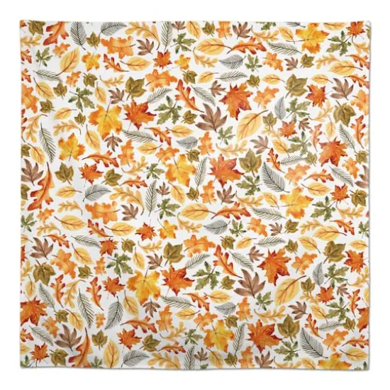 58" Fall Leaves Pattern Tablecloth {1}