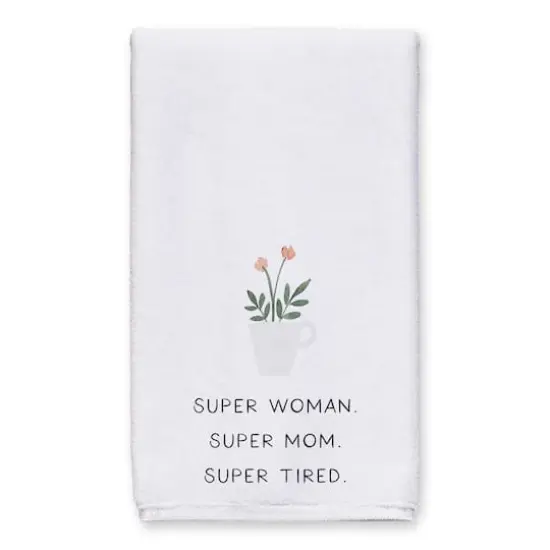 Super Woman, Super Mom, Super Tired Tea Towel Set {3}
