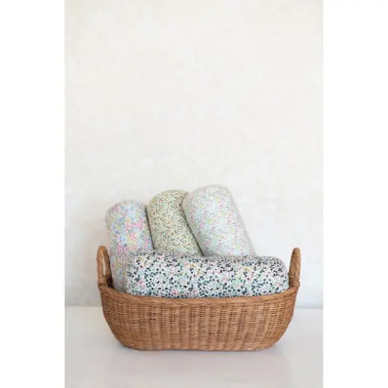 Hello Honey&reg; Small Natural Handwoven Wicker Basket with Handles {10}