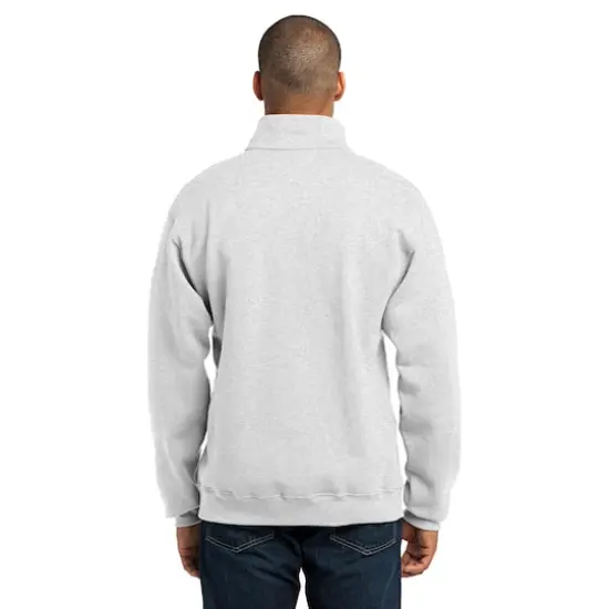JERZEES&reg; NuBlend&reg; 1/4-Zip Cadet Collar Sweatshirt Ash {6}