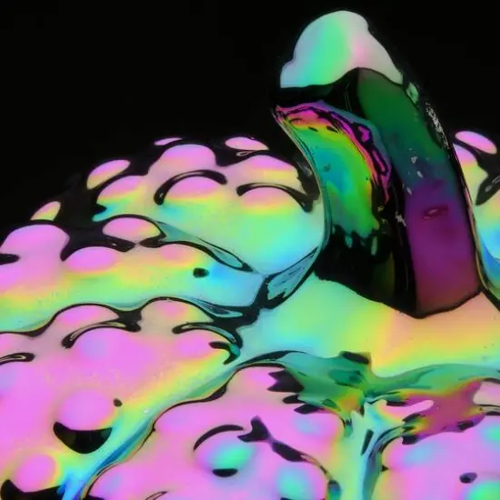 10" Purple Iridescent Pumpkin D&eacute;cor {6}