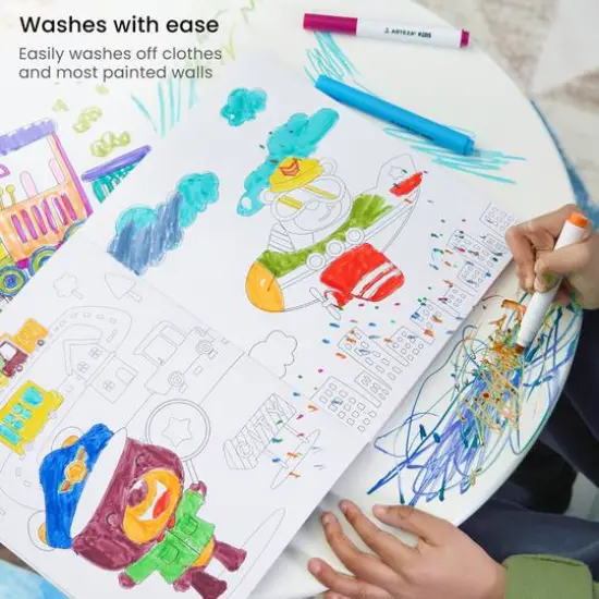 Arteza&reg; Kids Washable Markers, Broad Tip, 42 ct {6}