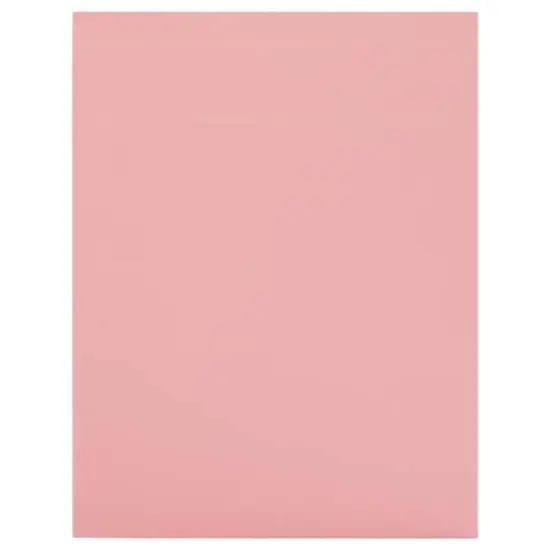 JAM Paper 4.375" x 5.438" Baby Pink Pastel Base Blank Foldover Cards, 500ct. {6}