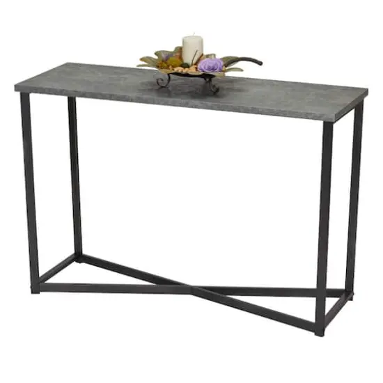 Household Essentials Jamestown 30" Console Table Gray {6}