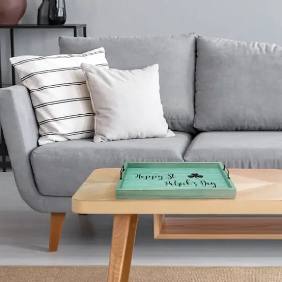 Elegant Designs&trade; 15.5" Happy St. Patrick's Day Serving Tray with Handles {5}